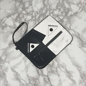 Nine West Black & White Clutch